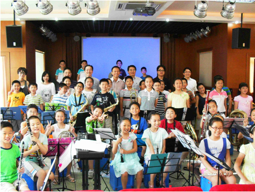 上海虹口三中心小學雅馬哈示范管樂團大師班活動報道