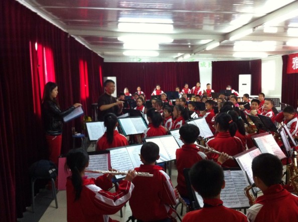 雅馬哈實驗樂團花溪二小管樂團大師班活動成功舉辦
