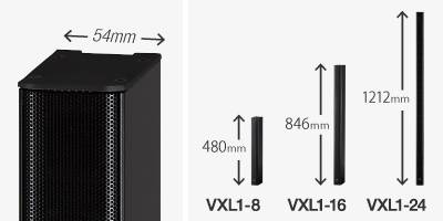 VXL系列——擁有卓越音質, 能與任何華美布景契合的超薄線陣揚聲器即將登場