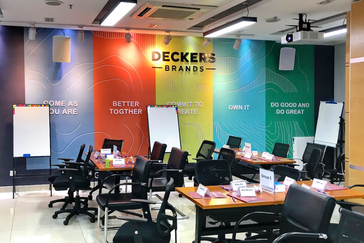 案例|雅馬哈ADECIA會議解決方案協助跨國公司Deckers實現多種會議場景